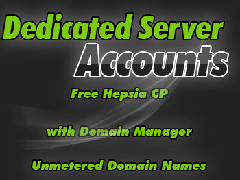 Modestly priced dedicated servers accounts